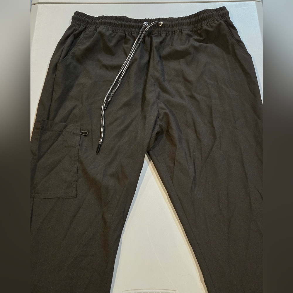 Stylish Black Track Pants (7c5) - Picture 3 of 6
